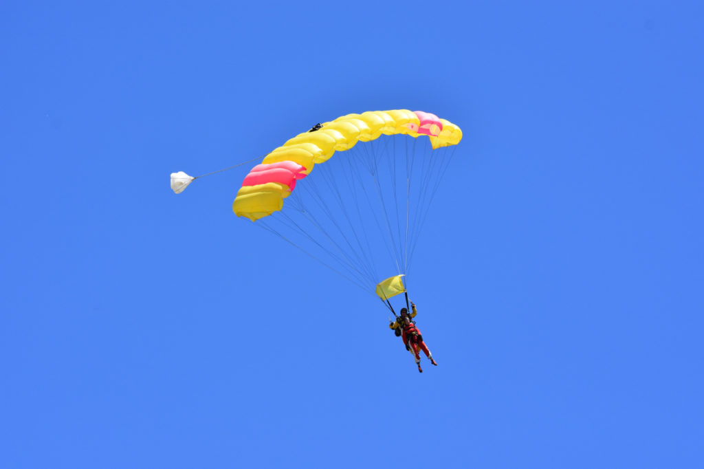 Fallschirmsprung am Lake Taupo